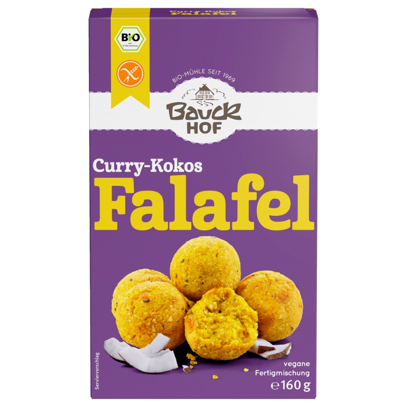 Bauckhof Bio Falafel Curry Kokos 160g